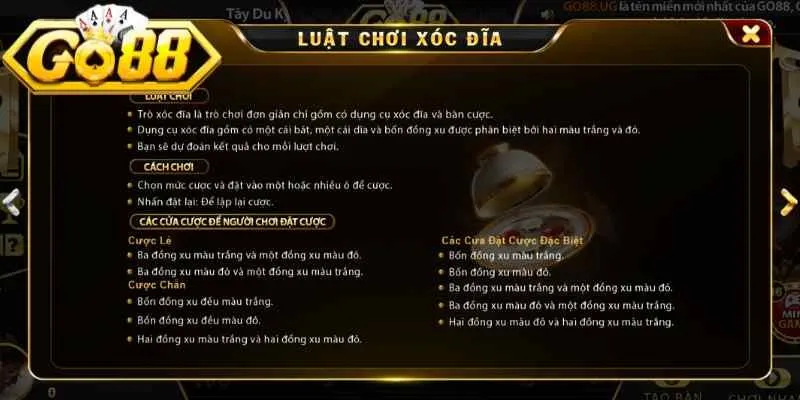 Nắm rõ thông tin luật chơi với tỷ lệ cược