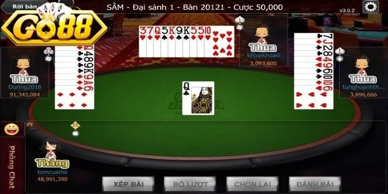 Sâm Go88 là game chơi dân gian